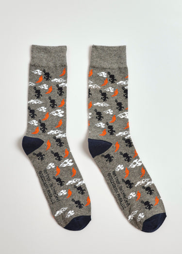 Paire de chaussettes, licence Hot Stuff Gris Clair