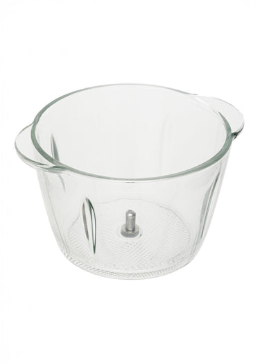 Hachoir sans fil avec bol en verre Noir