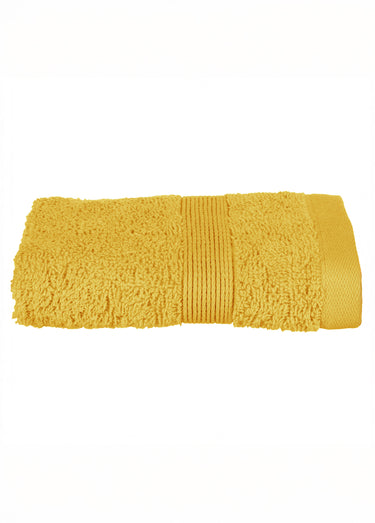 Drap de bain épais pur coton 100x150cm Ocre