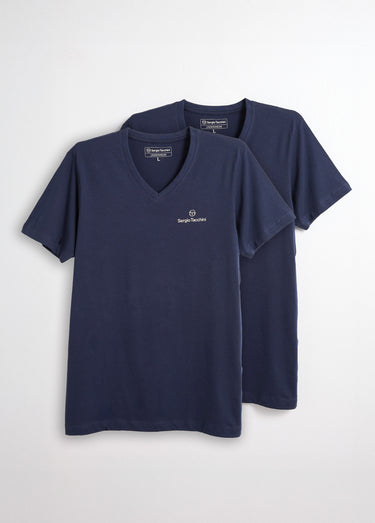 T-shirt maillot de corps manches courtes Marine