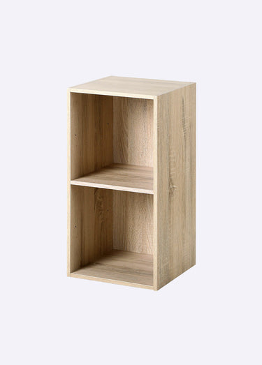 COMPO Meuble de rangement 2 cases 1M Marron