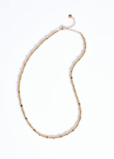 Collier maille souple acier inoxydable Dore