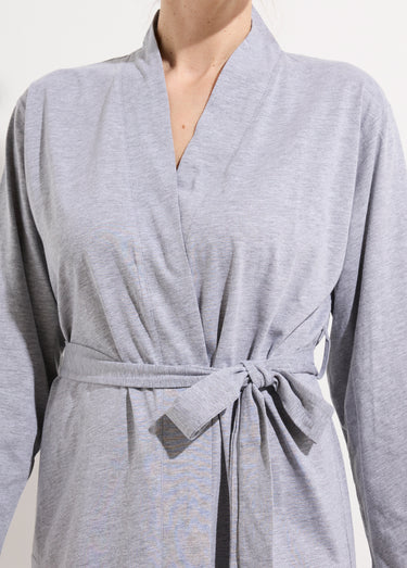 Ensemble Nuisette + peignoir Gris