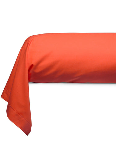 Taie pur coton uni RELAX Orange/clémentine