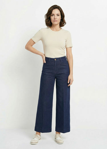 Jean large 5 poches, spécial PETITE Brut