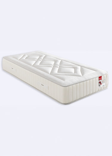 Matelas moelleux cachemire à ressorts, haut. 28cm Blanc