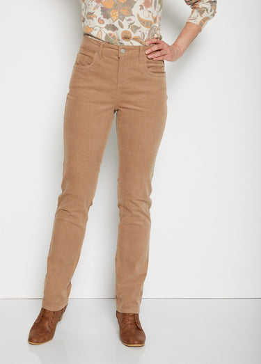 Pantalon 5 poches velours milleraies Grege