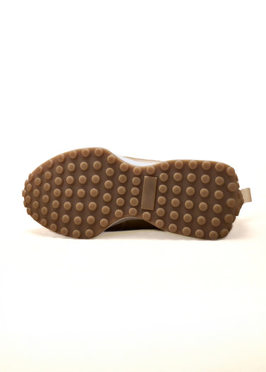 Mocassins en cuir compensés patte métal Dore