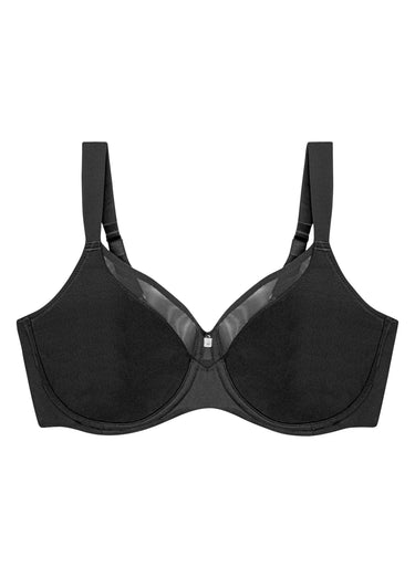 Soutien-gorge avec armatures minimiseur Noir