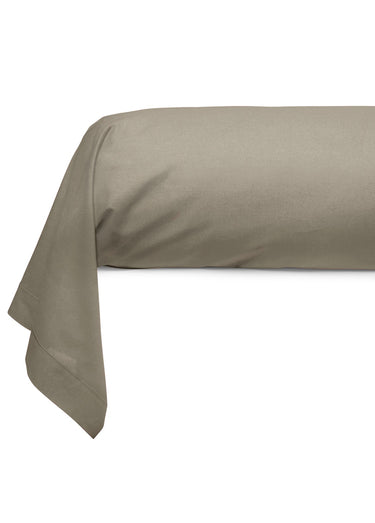 Taie pur coton uni RELAX Gris mastic
