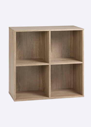 COMPO Cube de rangement 4 cases 2M Marron