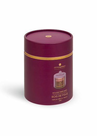 Bougie parfumée sous cloche de verre Rose