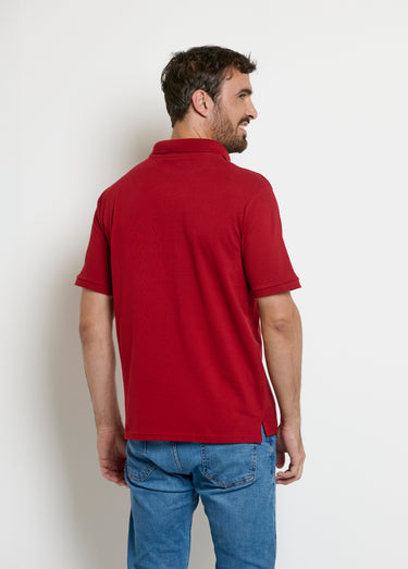 Polo manches courtes col pointe Bordeaux