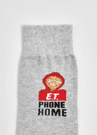 Paire de chaussettes licence E.T. Gris Clair
