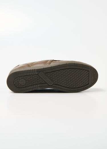Mocassins élastiqués cuir semelle amovible Marron