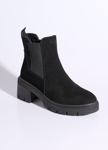 Boots Chelsea élastique fantaisie Noir