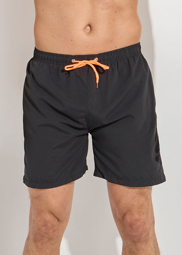 Short de bain avec motif réactif à l'eau Noir