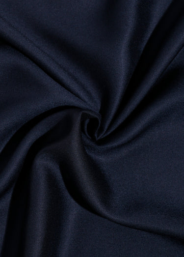 Coupon tissu habillement, viscose foncée Marine