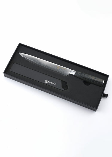 Couteau à trancher acier 32,5cm Damarus Noir