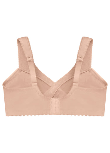 Soutien-gorge MagicLift Grand Maintien Coton Sans Armatures Spécial Grandes Tailles n°1001 Chair
