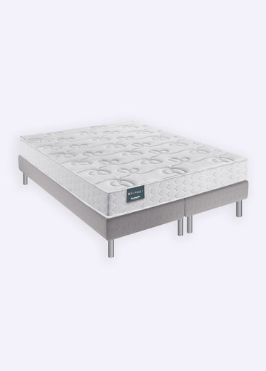 Matelas ferme latex 7 zones haute résilience, haut. 18cm Blanc