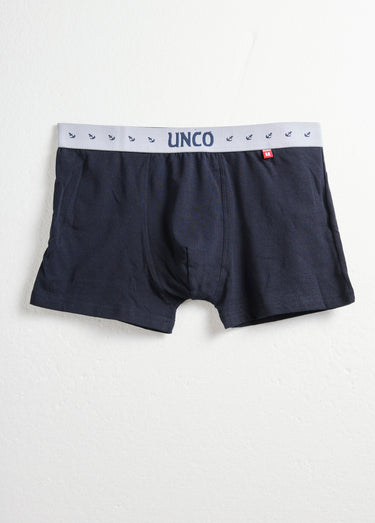 Boxers uni et fantaisie thème marin Imprime Gris