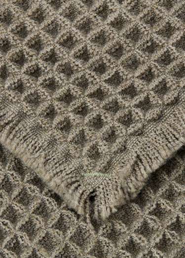 Tapis de bain absorbant façon nid d'abeille Vert