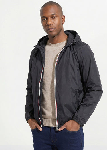 Parka courte déperlante tendance Noir