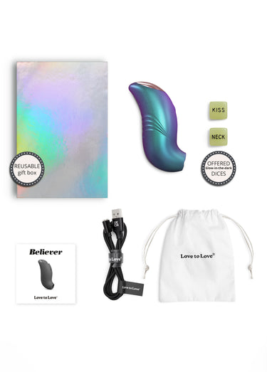 Stimulateur clitoridien BELIEVER Turquoise