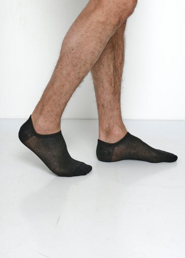 Lot de 3 Socquettes invisibles maille aérée Noir