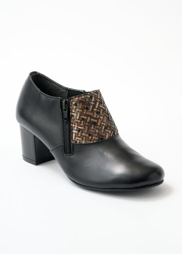 Derbies trotteurs zippés largeur confort Noir