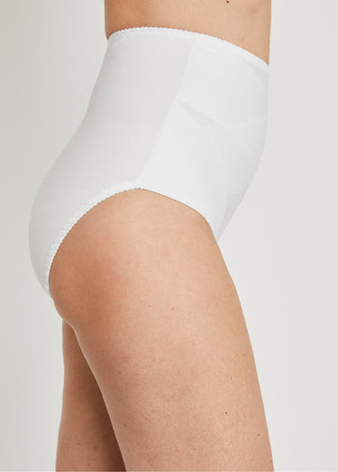Culotte gainante taille haute Blanc
