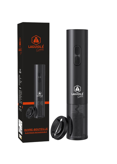 Ouvre-bouteille électrique à piles Noir
