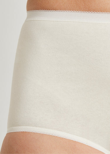 Culotte taille haute galbante Ivoire