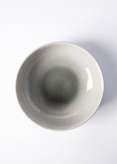 Set 6 bols grès émaillé, moyen Bleu / Gris
