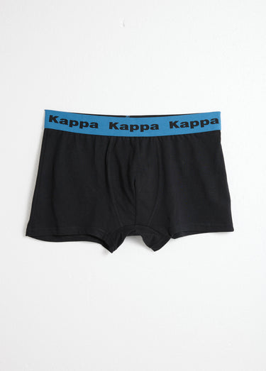 Boxers unis, ceintures élastiquée fluo Noir/Gris/Bleu