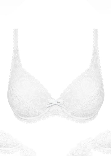 Soutien-gorge armatures, Flower Elegance Blanc