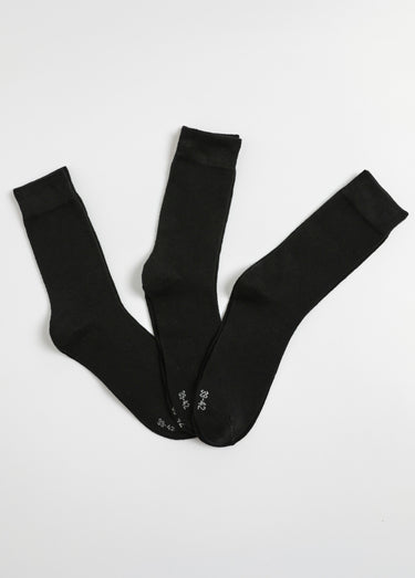 Lot de 3 Chaussettes, essentiels Noir