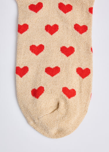 Chaussettes pailletées à message Dore