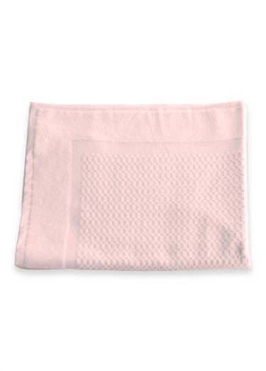 Tapis de bain en éponge pur coton Rose