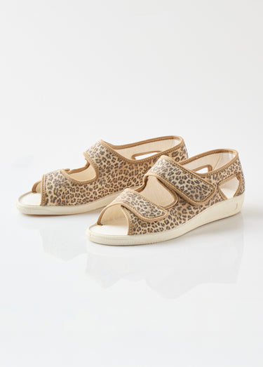 Sandales vegan largeur confort Beige