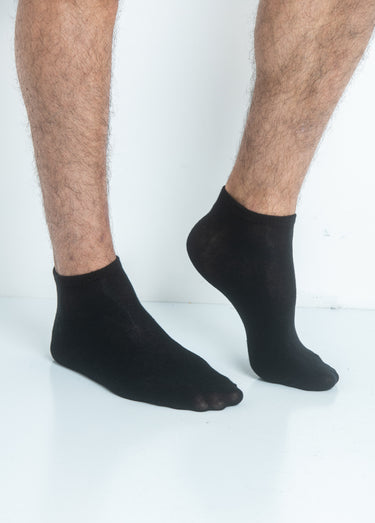 Chaussettes discrètes homme Noir Lot3