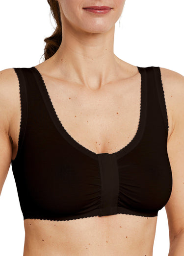 Soutien-gorge brassière ouverture devant Noir