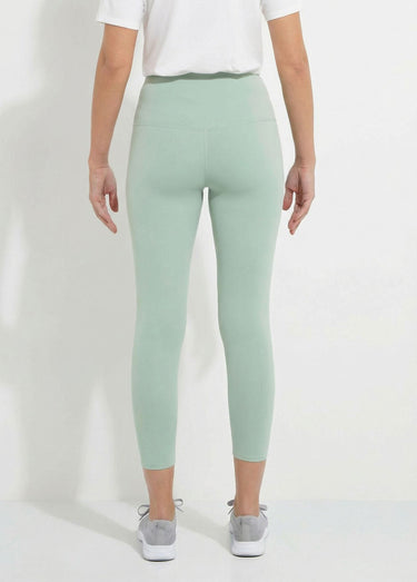 Legging de sport uni taille haute Vert