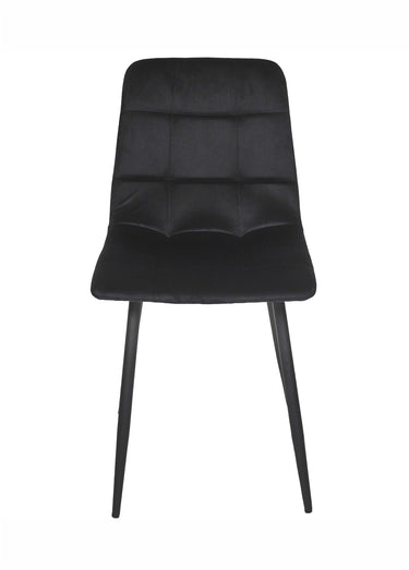 Set 4 Chaises MATEO Noir