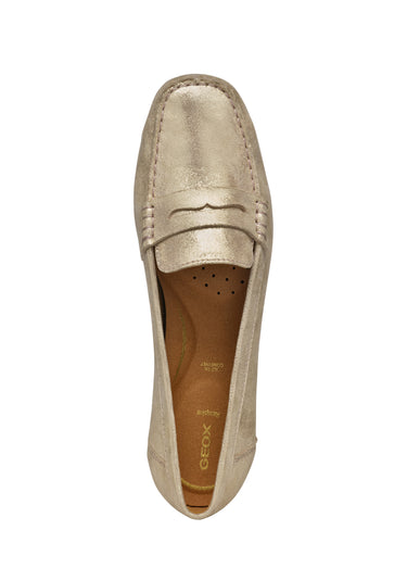 Mocassins chic cuir semelle fine Dore