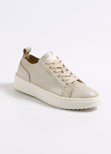 Baskets semelle compensée, lacets fantaisie Dore