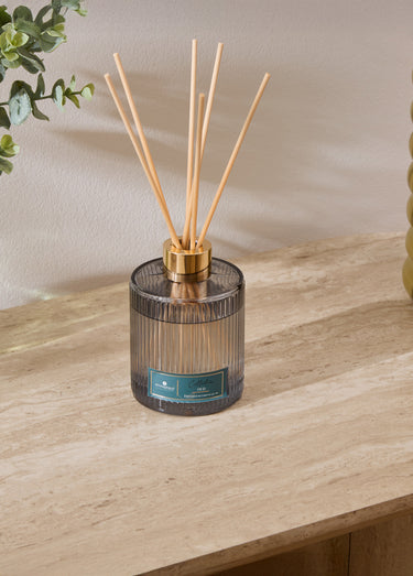 Diffuseur de parfum verre + batonnets Blanc
