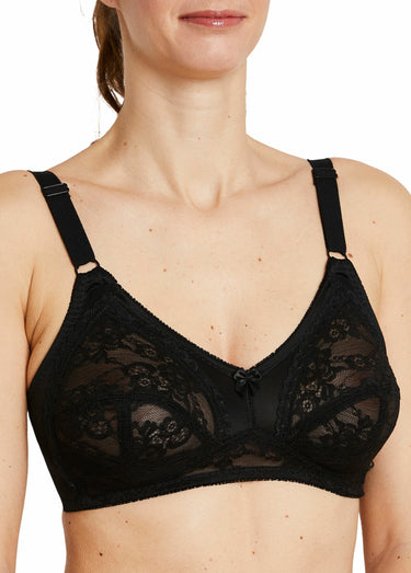 Soutien-gorge sans armatures dentelle Noir