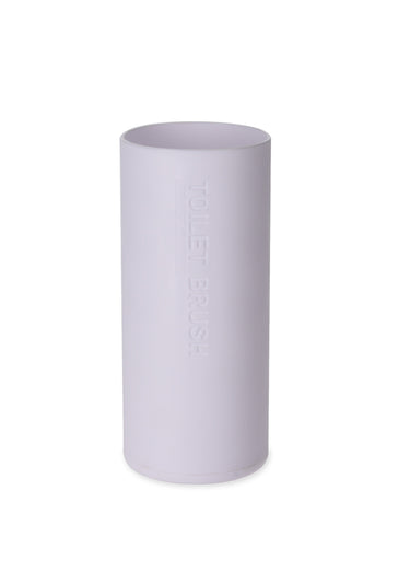 Brosse pour WC détail bambou, Letters Blanc/Bambou
